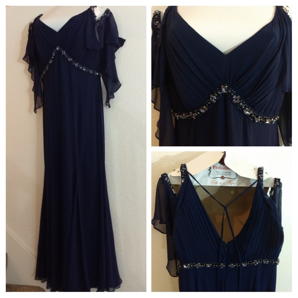 Designer evening gown